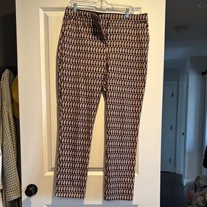 Patterned Slim Fit Pants